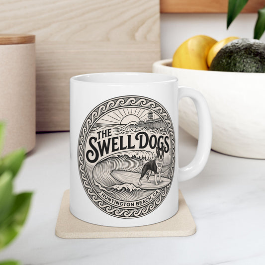 Boston Terrier Swell Dogs 11oz Coffee Mug
