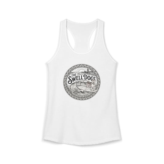 Shiba Inu Swell Dogs Racerback Tank