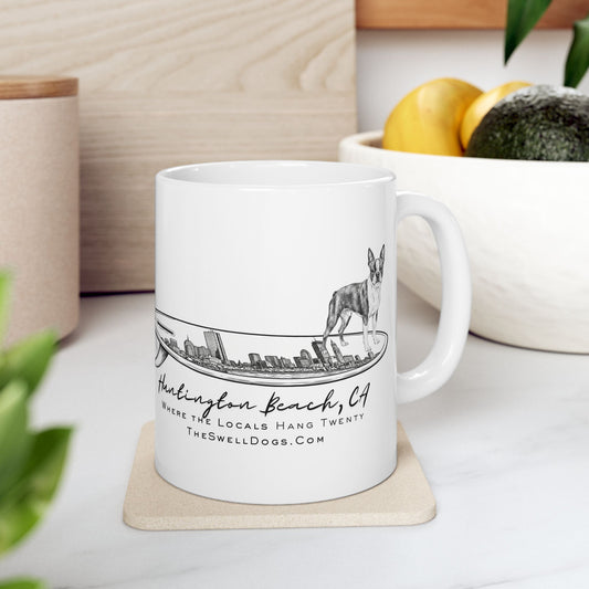 Boston Terrier Boston Skyline HB Edition 11oz Coffee Mug