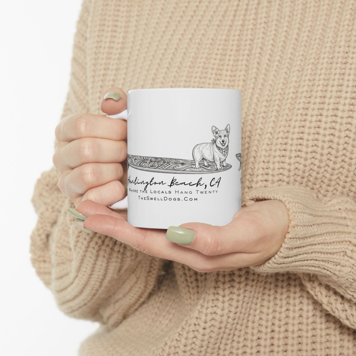 Corgi Tiki HB Edition 11 oz Coffee Mug