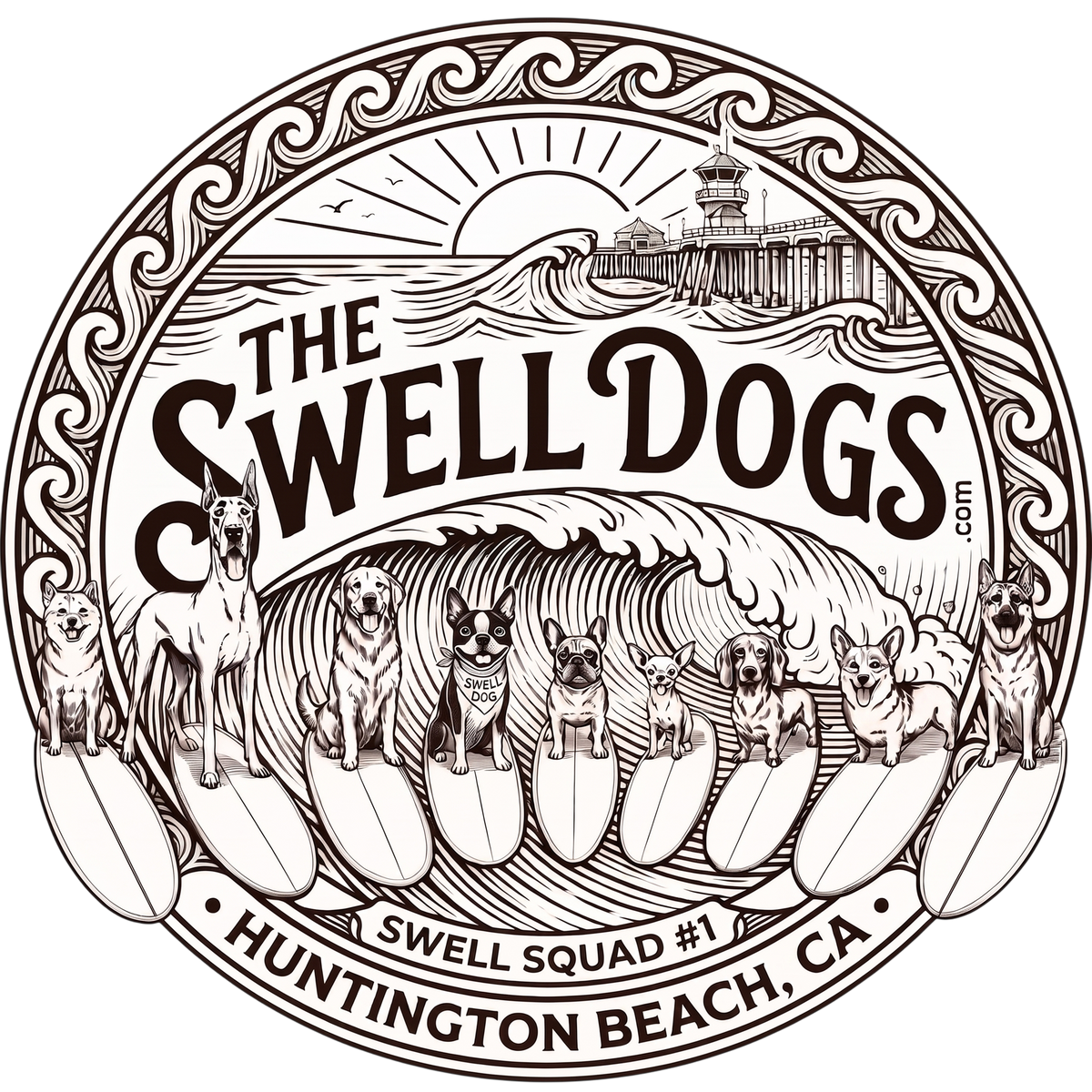 THE ENTIRE SWELL DOGS CREW