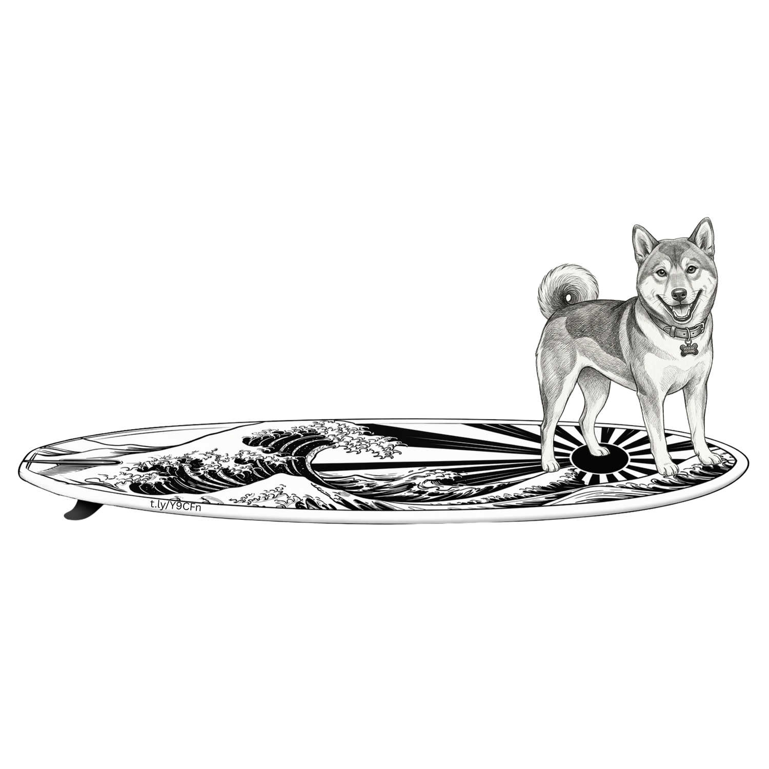 SHIBA INU - Japanese Rising Wave Surfboard