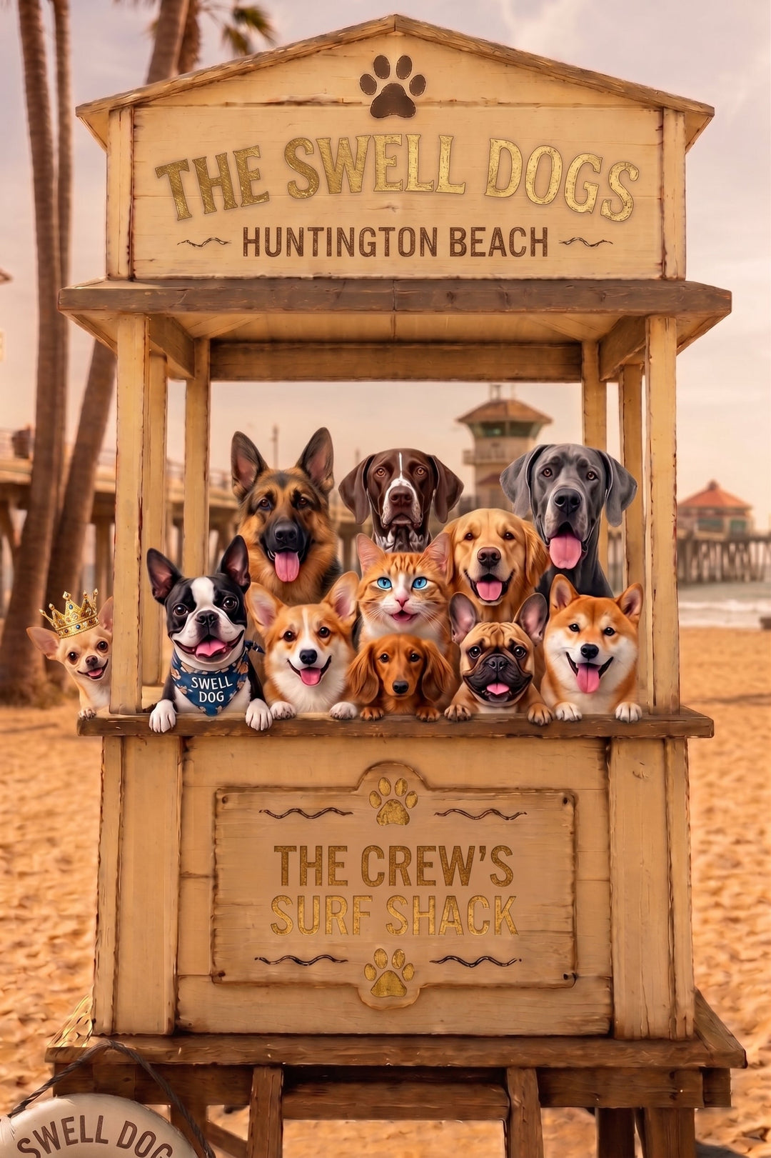 THE ENTIRE SWELL DOGS CREW