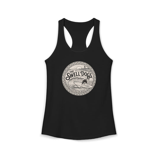 Boston Terrier Swell Dogs Racerback Tank