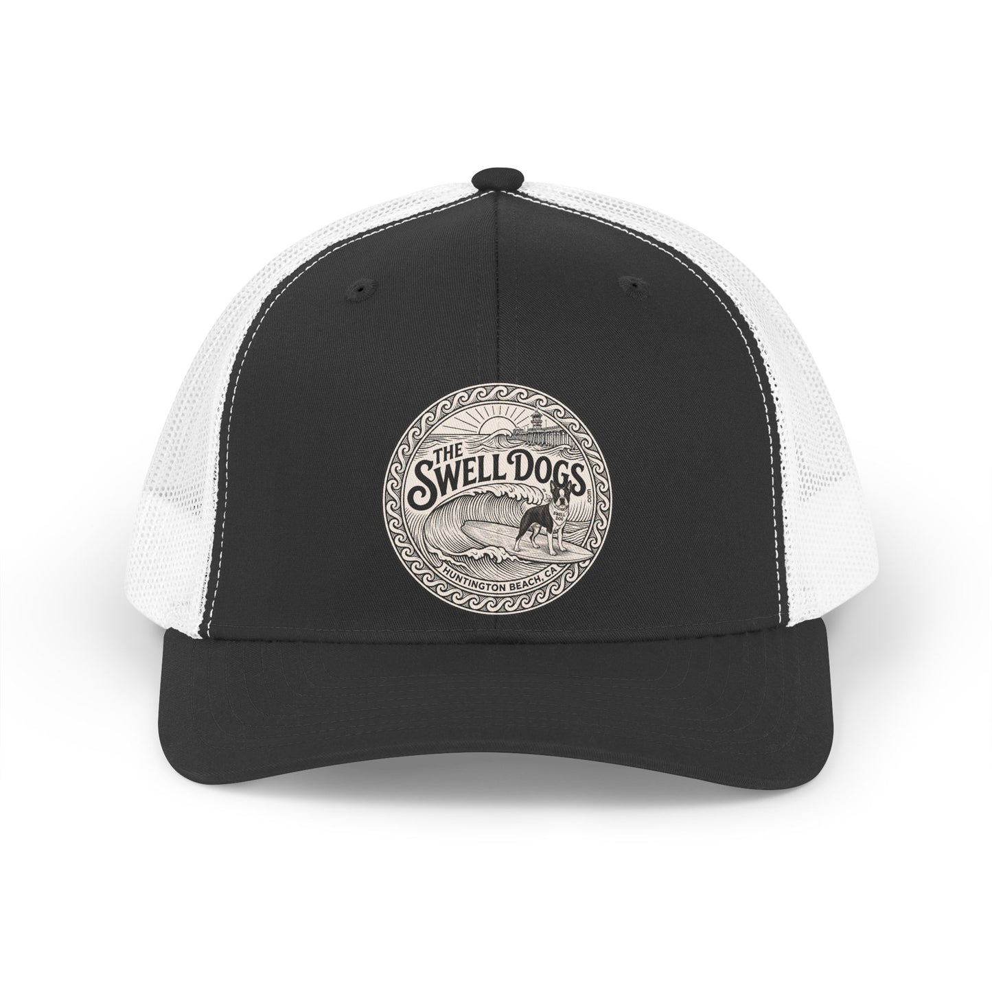 Boston Terrier Swell Dog Trucker Hat