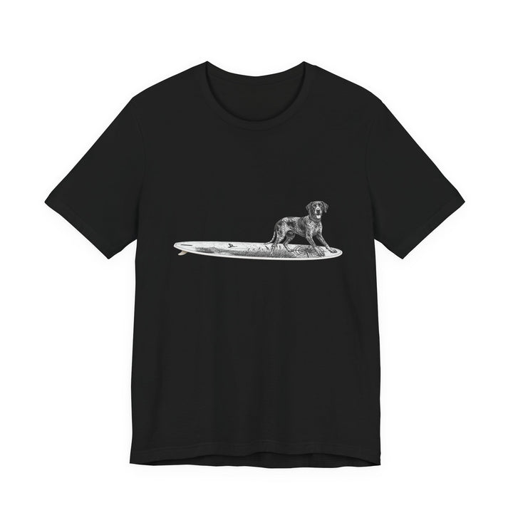 German Shorthaired Pointer Point Break Surfboard T-Shirt