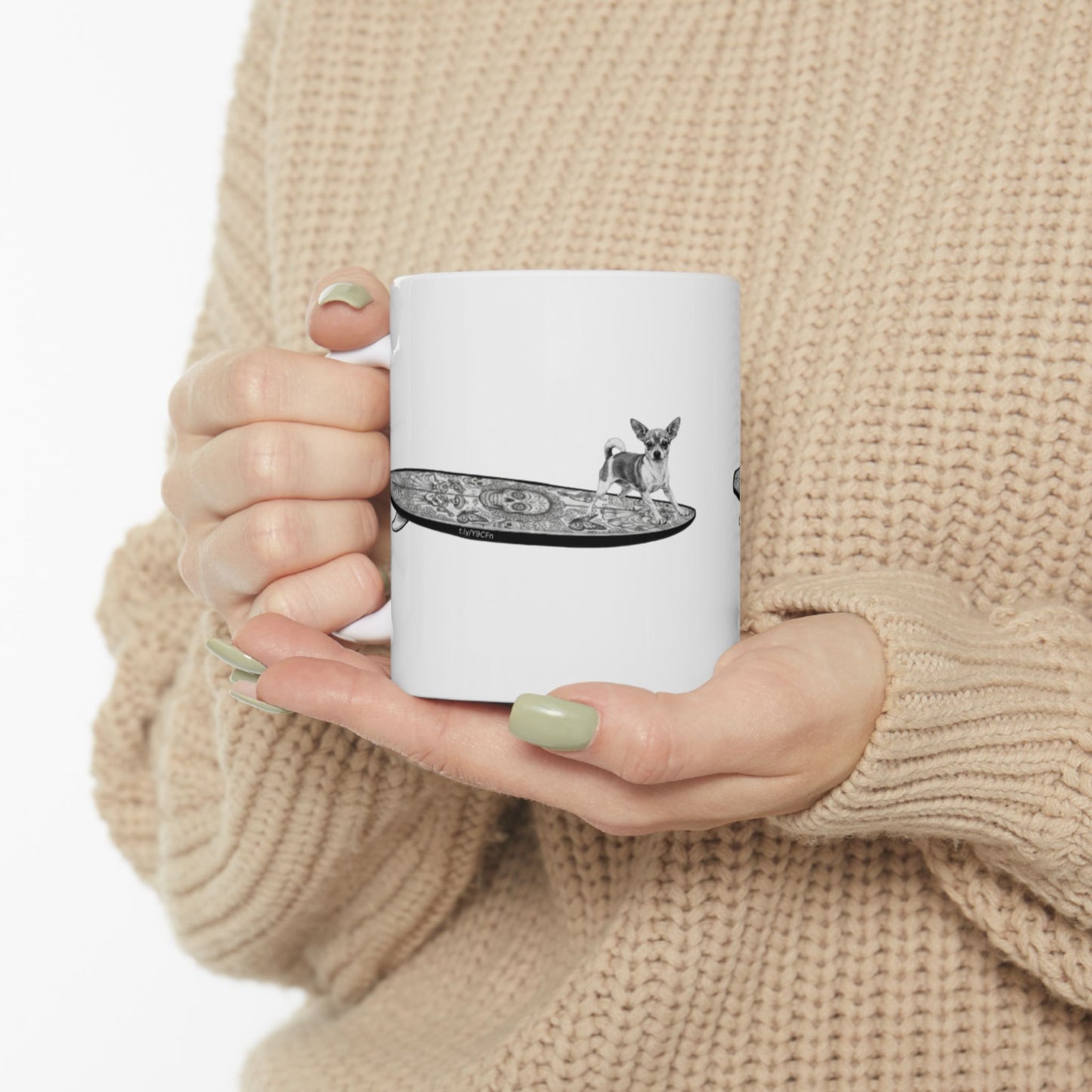Chihuahua Dia de los Muertos 11oz Coffee Mug