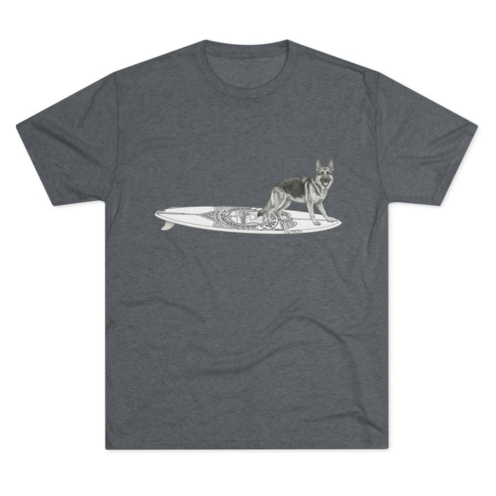 German Shepherd Service Dog Surfboard T-Shirt