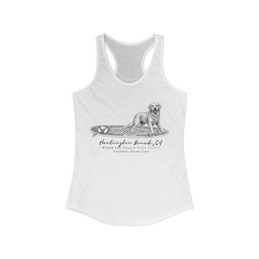 Golden Retriever Guisachan Surfboard HB Edition Racerback Tank