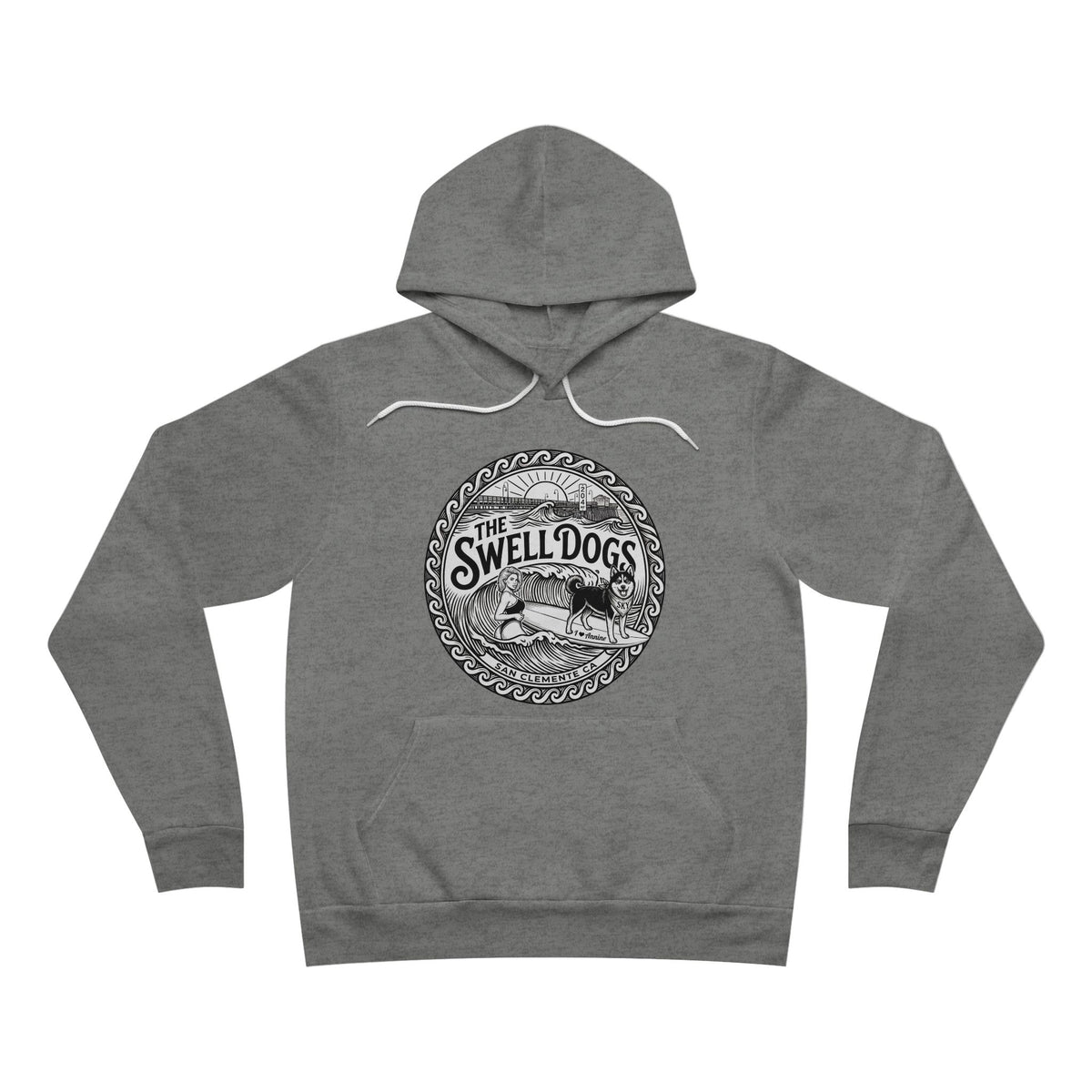 Annine and Sky Swell Dogs Pullover Hoodie