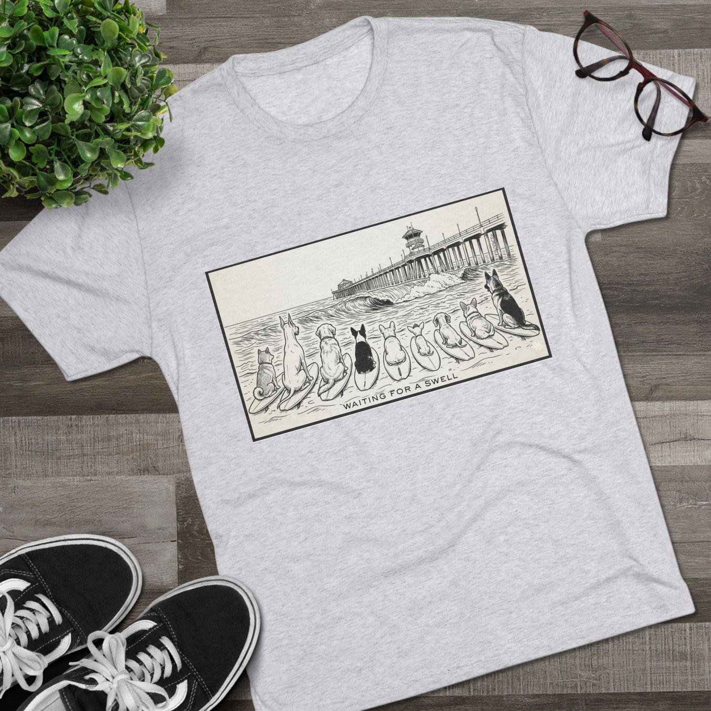 Waiting for a Swell Heat One T-Shirt