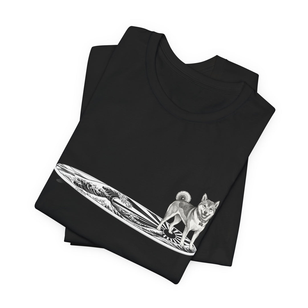 Shiba Inu Rising Wave T-Shirt