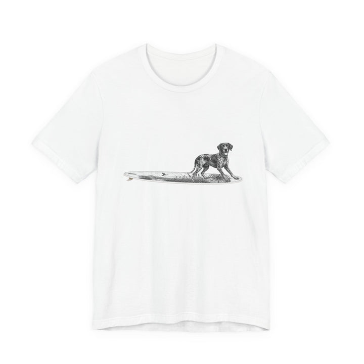German Shorthaired Pointer Point Break Surfboard T-Shirt