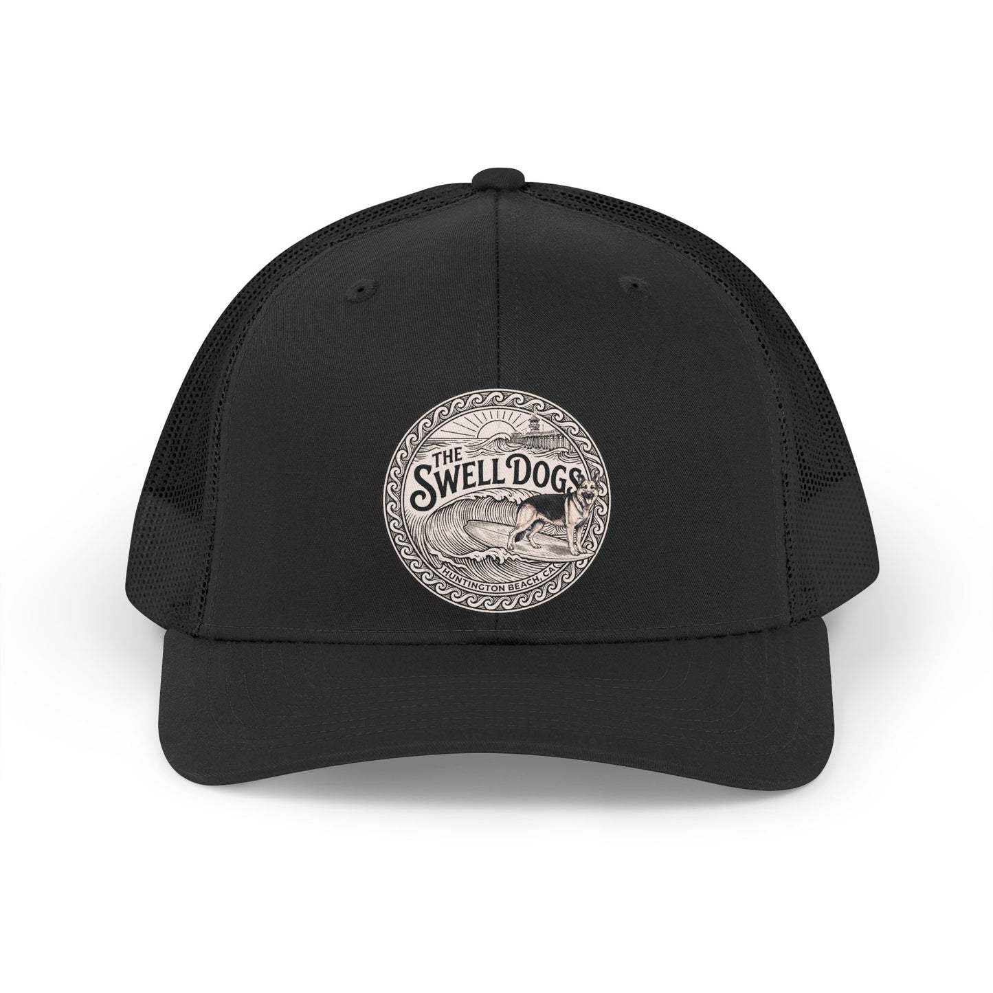 German Shepherd Swell Dogs Trucker Hat