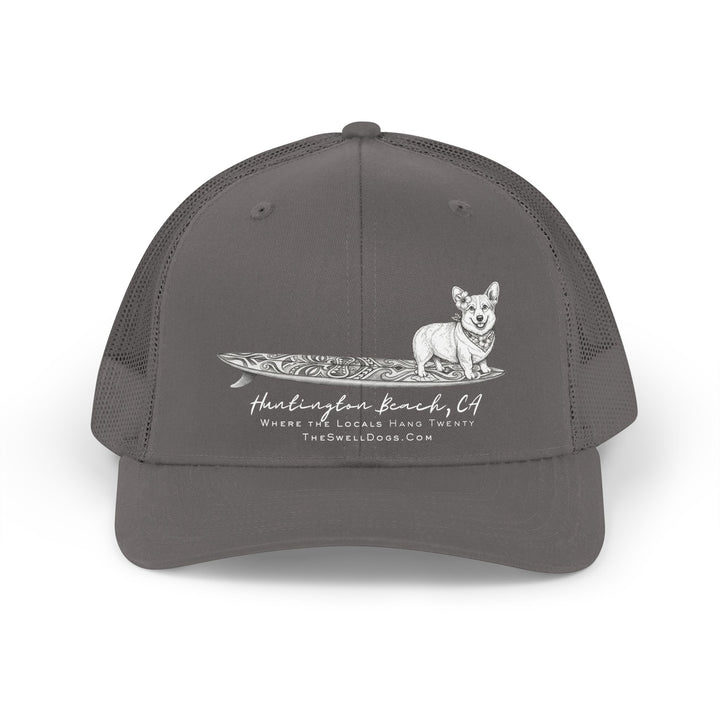 Corgi Tiki Surfboard HB Edition Trucker Hat
