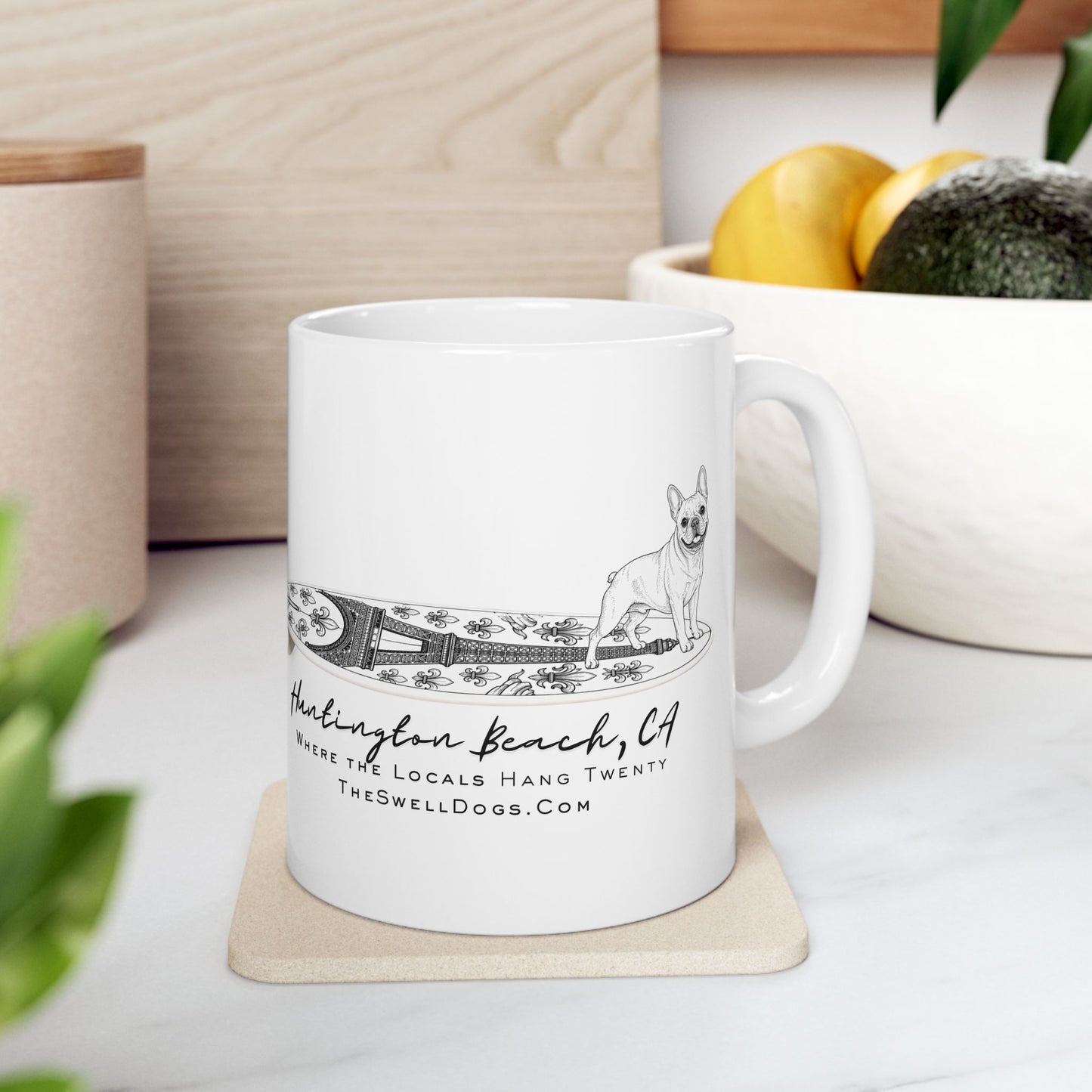 French Bulldog Eiffel Tower HB Edition 11 oz Coffee Mug