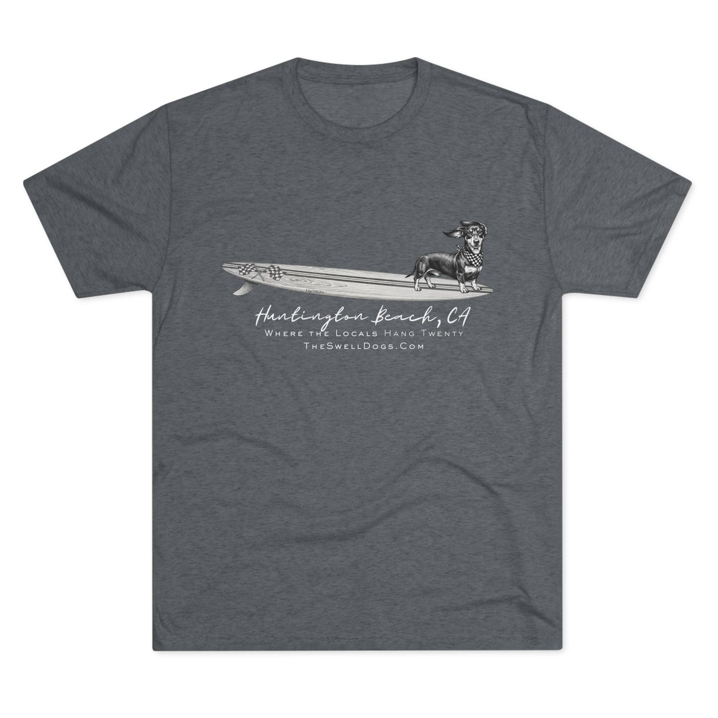 Dachshund Racing Flags HB Edition T-shirt