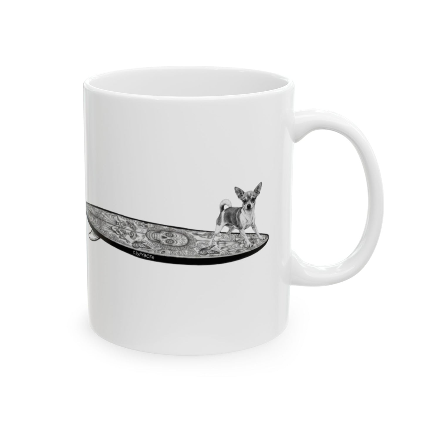 Chihuahua Dia de los Muertos 11oz Coffee Mug