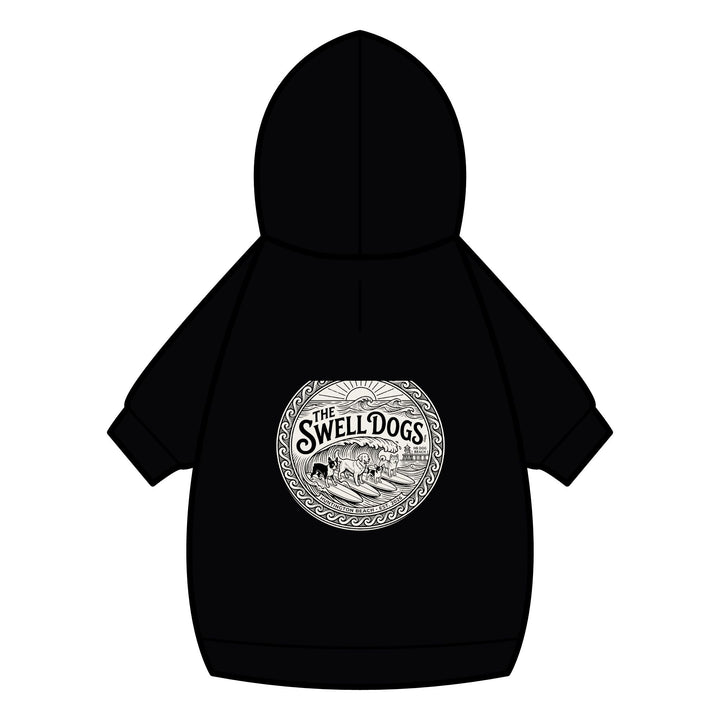 The Swell Dogs Pet Hoodie — Cotton Fleece Dog Sweatshirt with Collar Hole