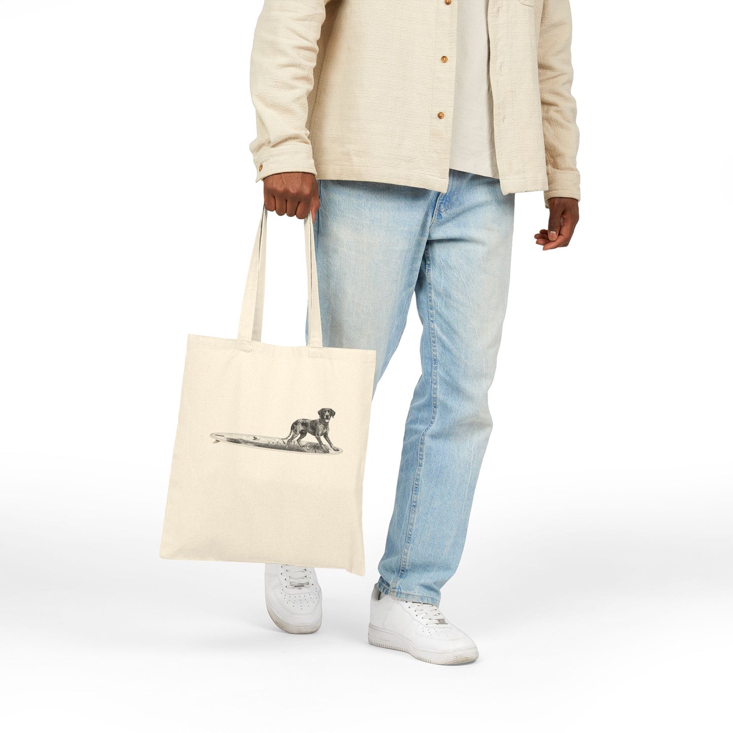 German Shorthaired Pointer Point Break Surfboard Beach Tote