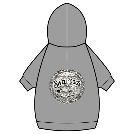 The Swell Dogs Owner and Pet Matching Hoodies - Grey