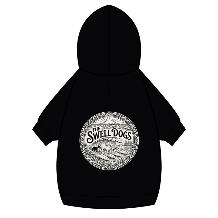 The Swell Dogs Pet Hoodie — Cotton Fleece Dog Sweatshirt with Collar Hole