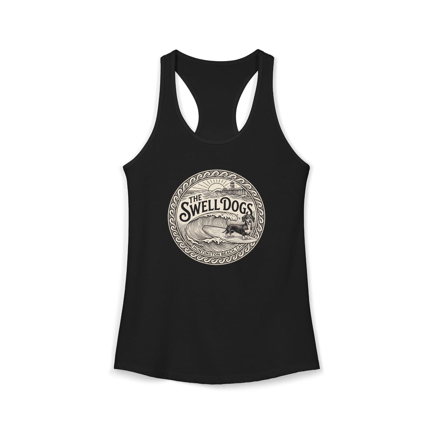 Dachshund Swell Dogs Racerback Tank