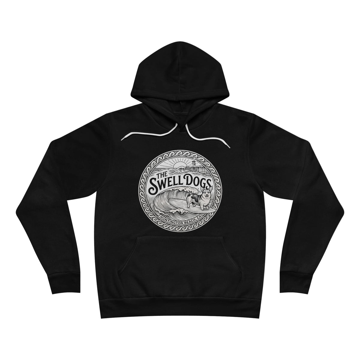 The Swell Dogs Owner and Pet Matching Hoodies - Black