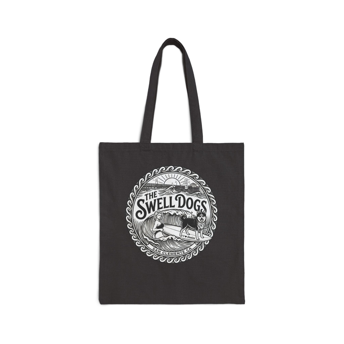 Annine & Sky Swell Dogs Beach Tote