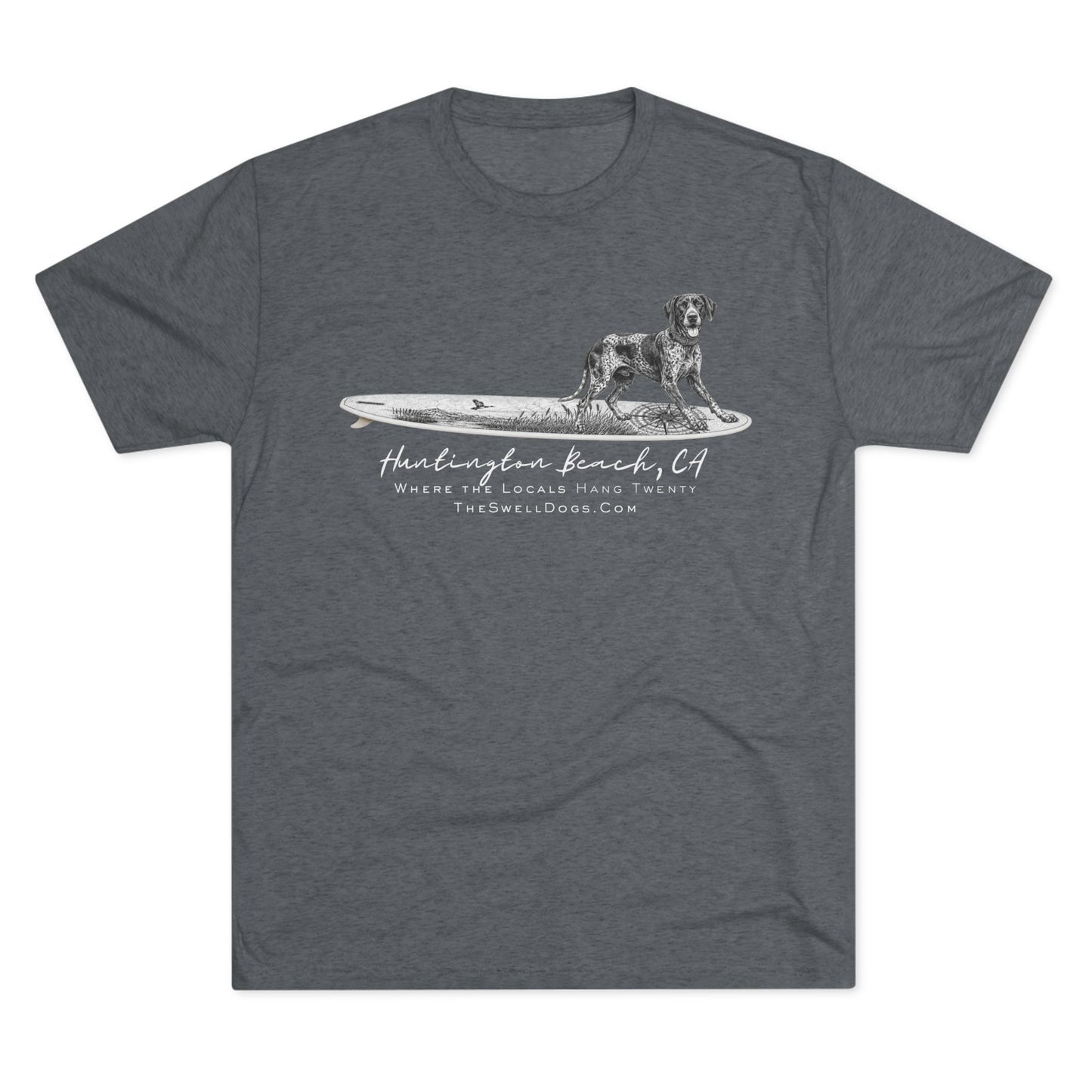 German Shorthaired Pointer Point Break Surfboard HB Edition T-Shirt
