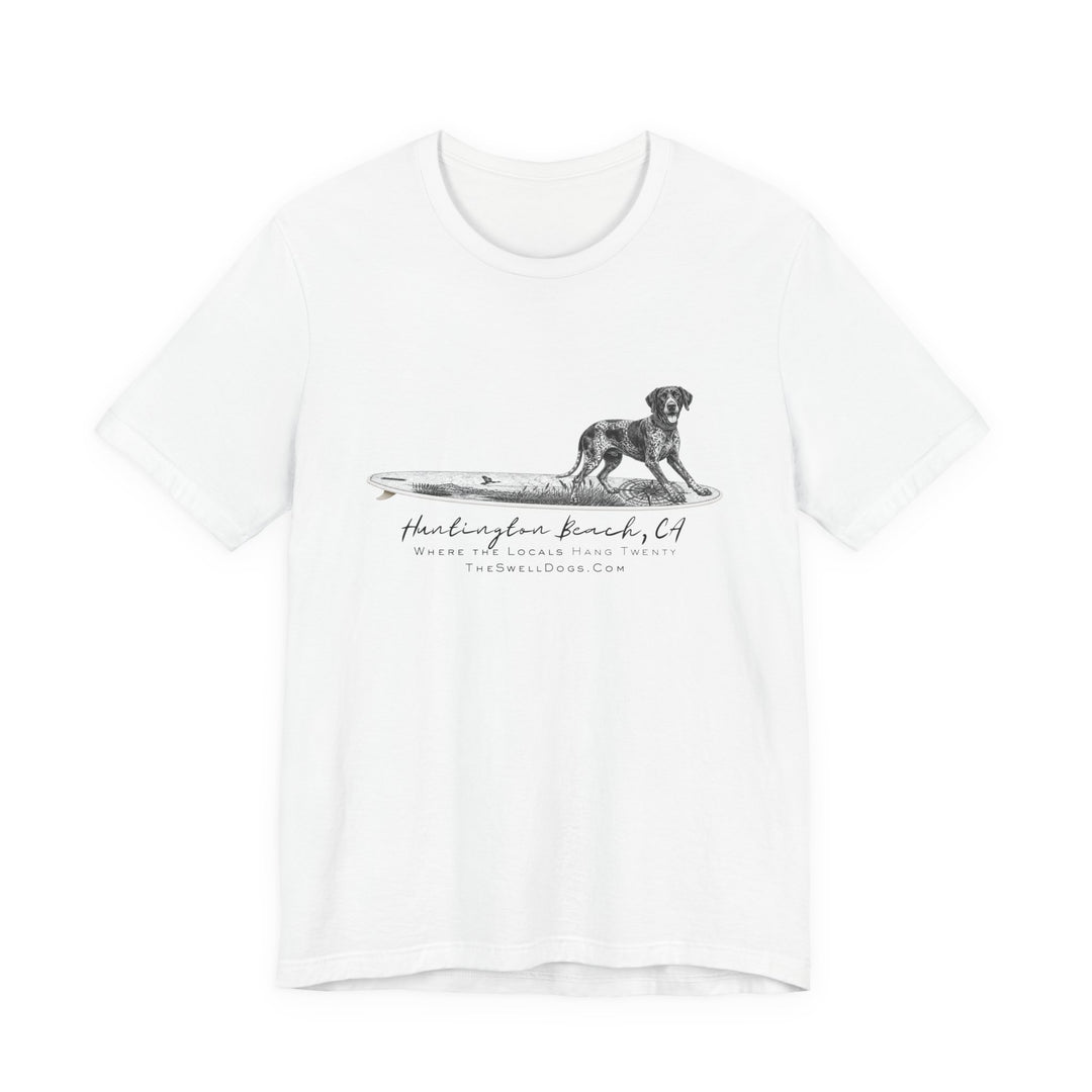 German Shorthaired Pointer Point Break Surfboard HB Edition T-Shirt