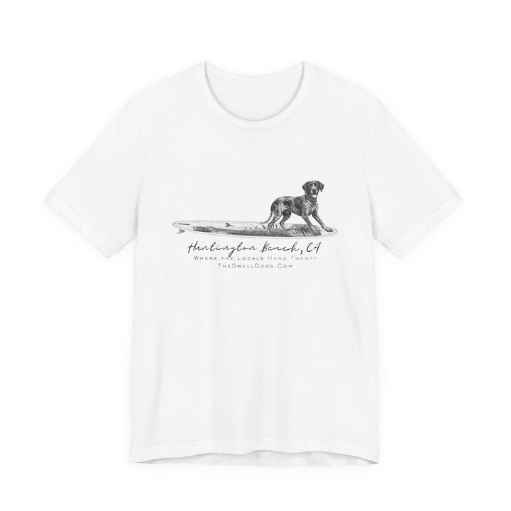 German Shorthaired Pointer Point Break Surfboard HB Edition T-Shirt