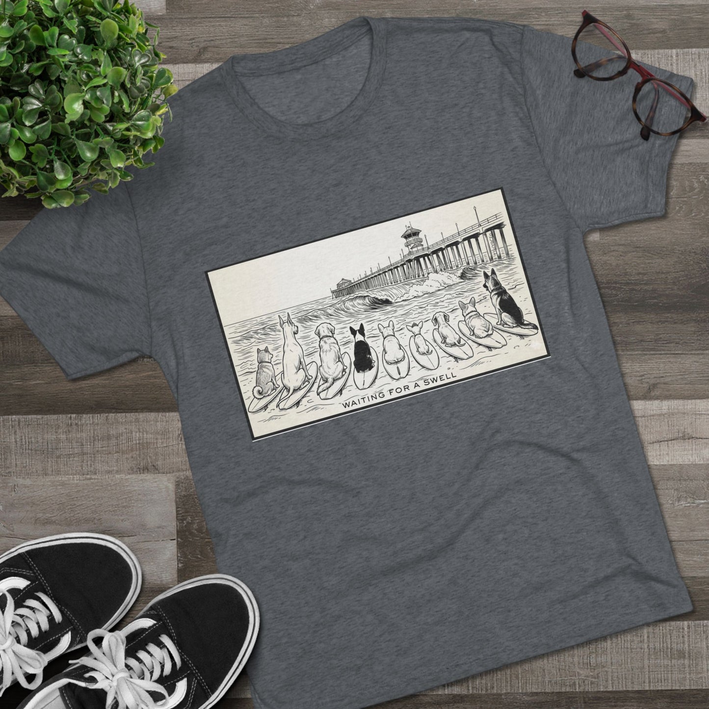 Waiting for a Swell Heat One T-Shirt