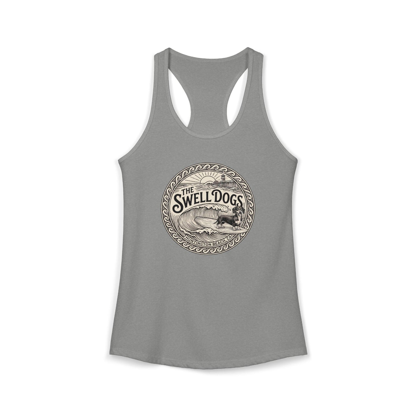 Dachshund Swell Dogs Racerback Tank