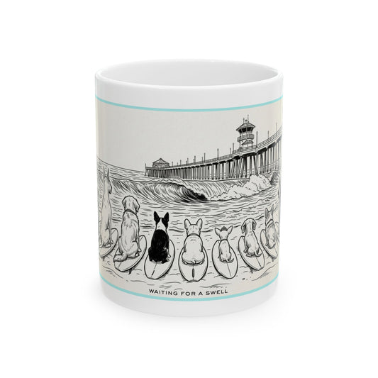 Waiting for a Swell Heat One 11 oz Coffee Mug