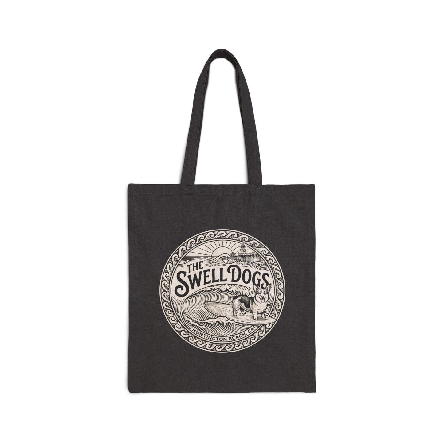 Corgi Swell Dogs Beach Tote