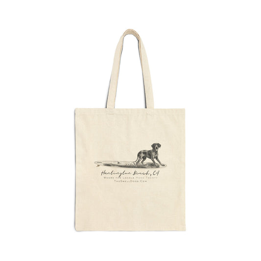 German Shorthaired Pointer Point Break Surfboard HB Edition Beach Tote
