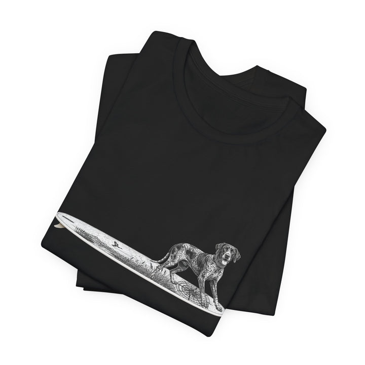 German Shorthaired Pointer Point Break Surfboard T-Shirt