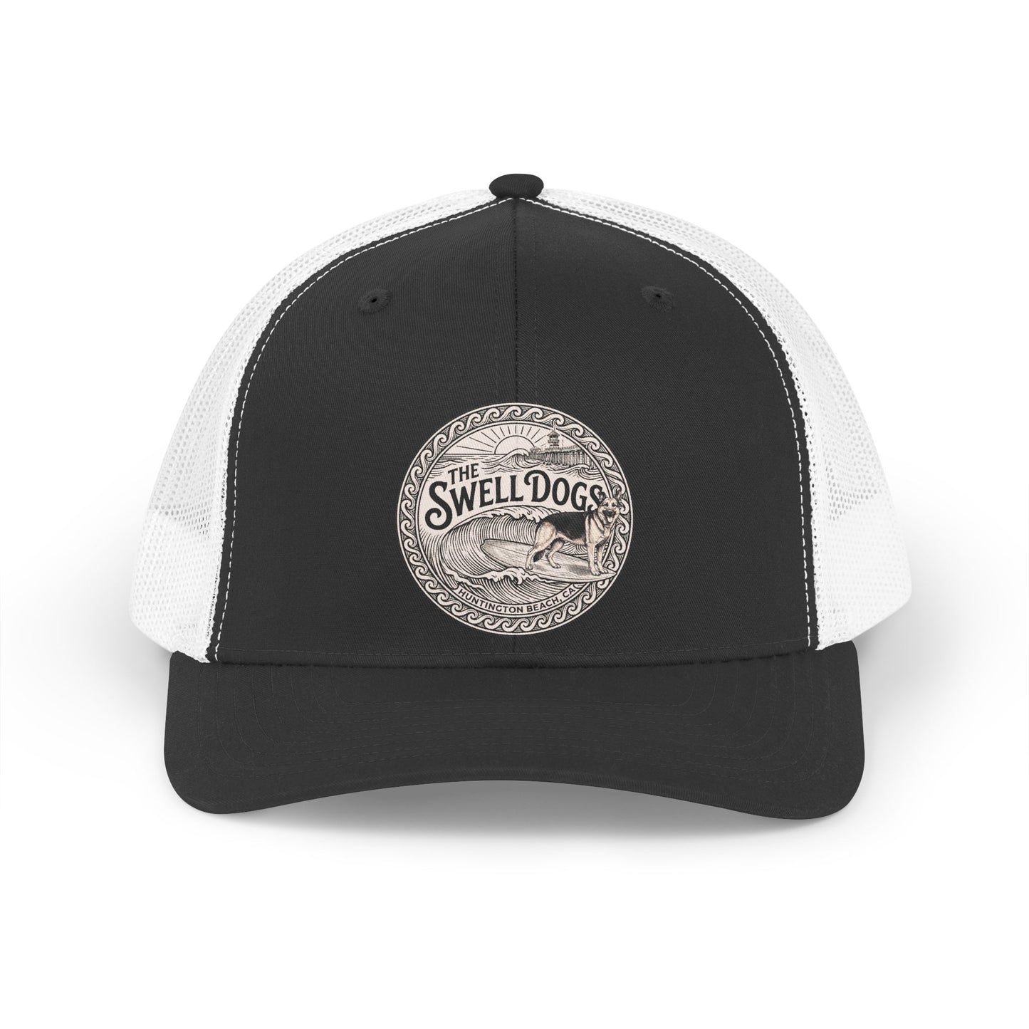 German Shepherd Swell Dogs Trucker Hat