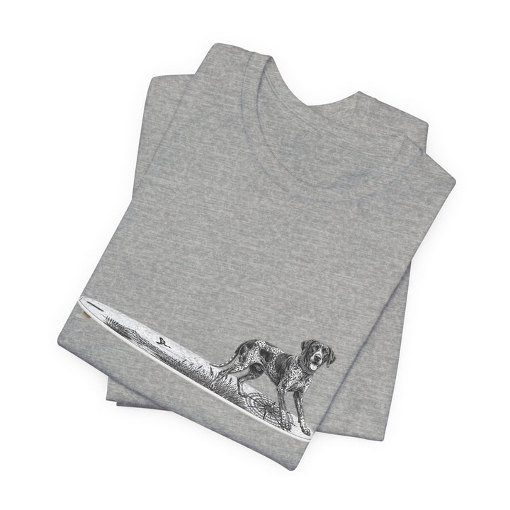 German Shorthaired Pointer Point Break Surfboard T-Shirt