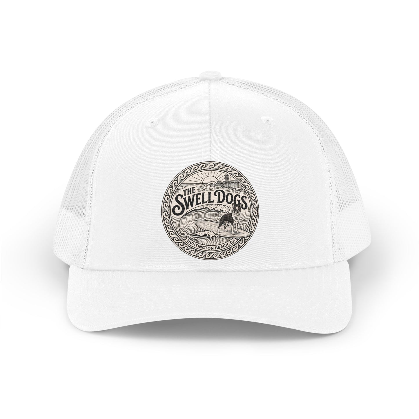Boston Terrier Swell Dog Trucker Hat