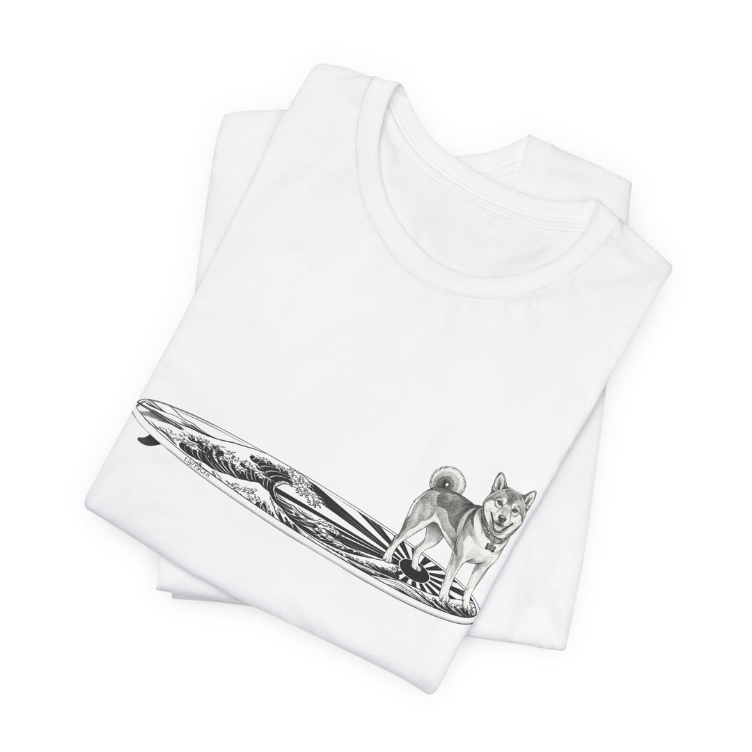 Shiba Inu Rising Wave T-Shirt