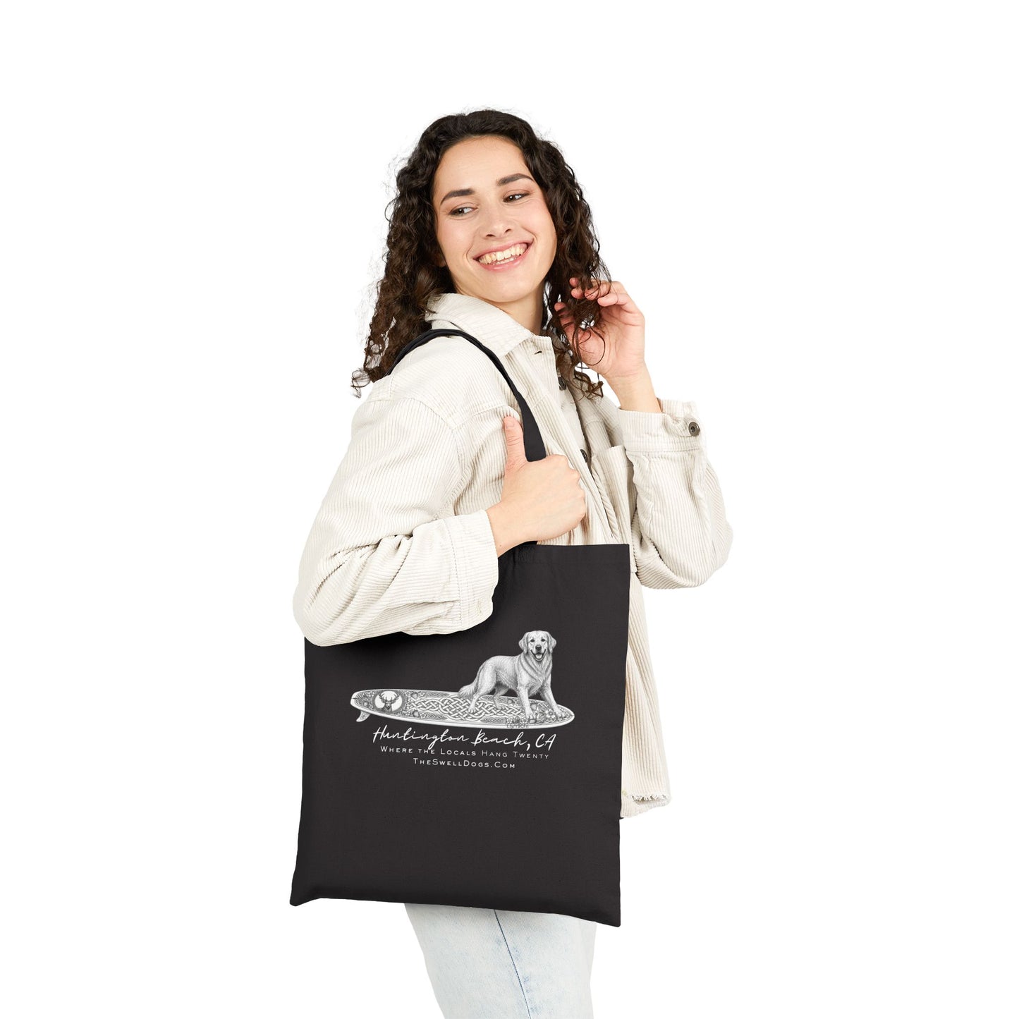 Golden Retriever Guisachan Surfboard HB Edition Beach Tote