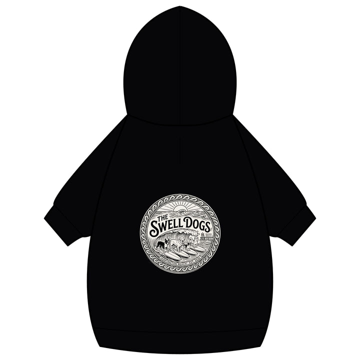 The Swell Dogs Pet Hoodie — Cotton Fleece Dog Sweatshirt with Collar Hole