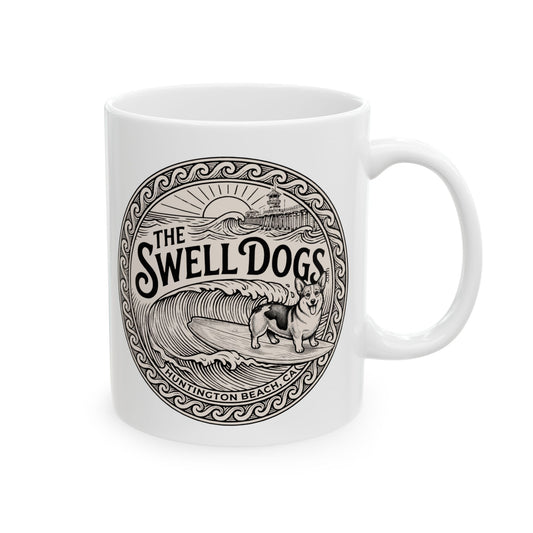 Corgi Swell Dogs 11 oz Coffee Mug