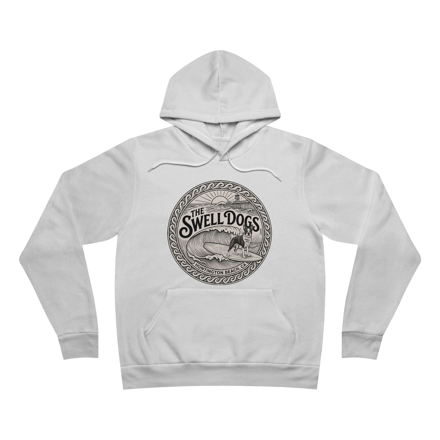 Boston Terrier Swell Dogs Pullover Hoodie