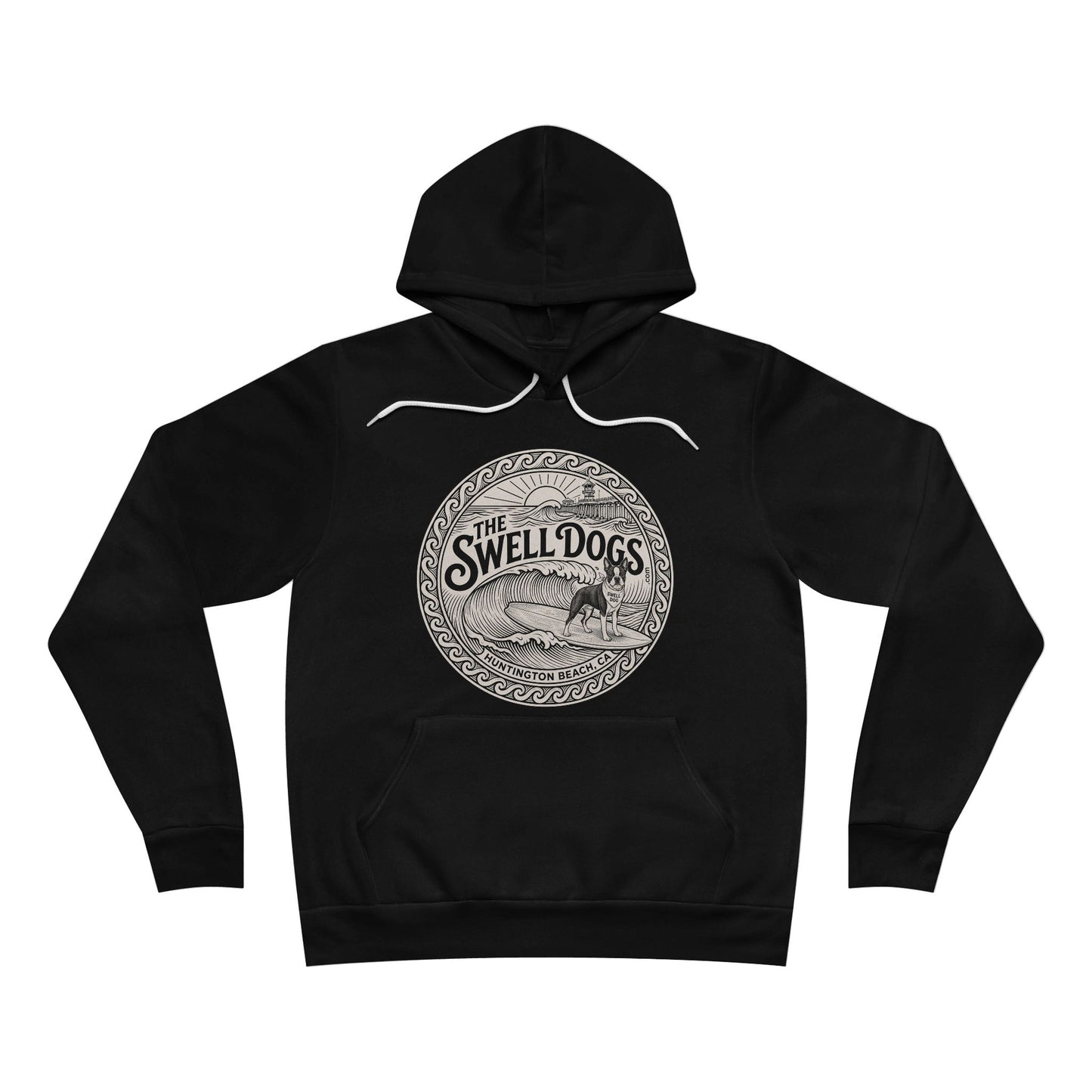Boston Terrier Swell Dogs Pullover Hoodie