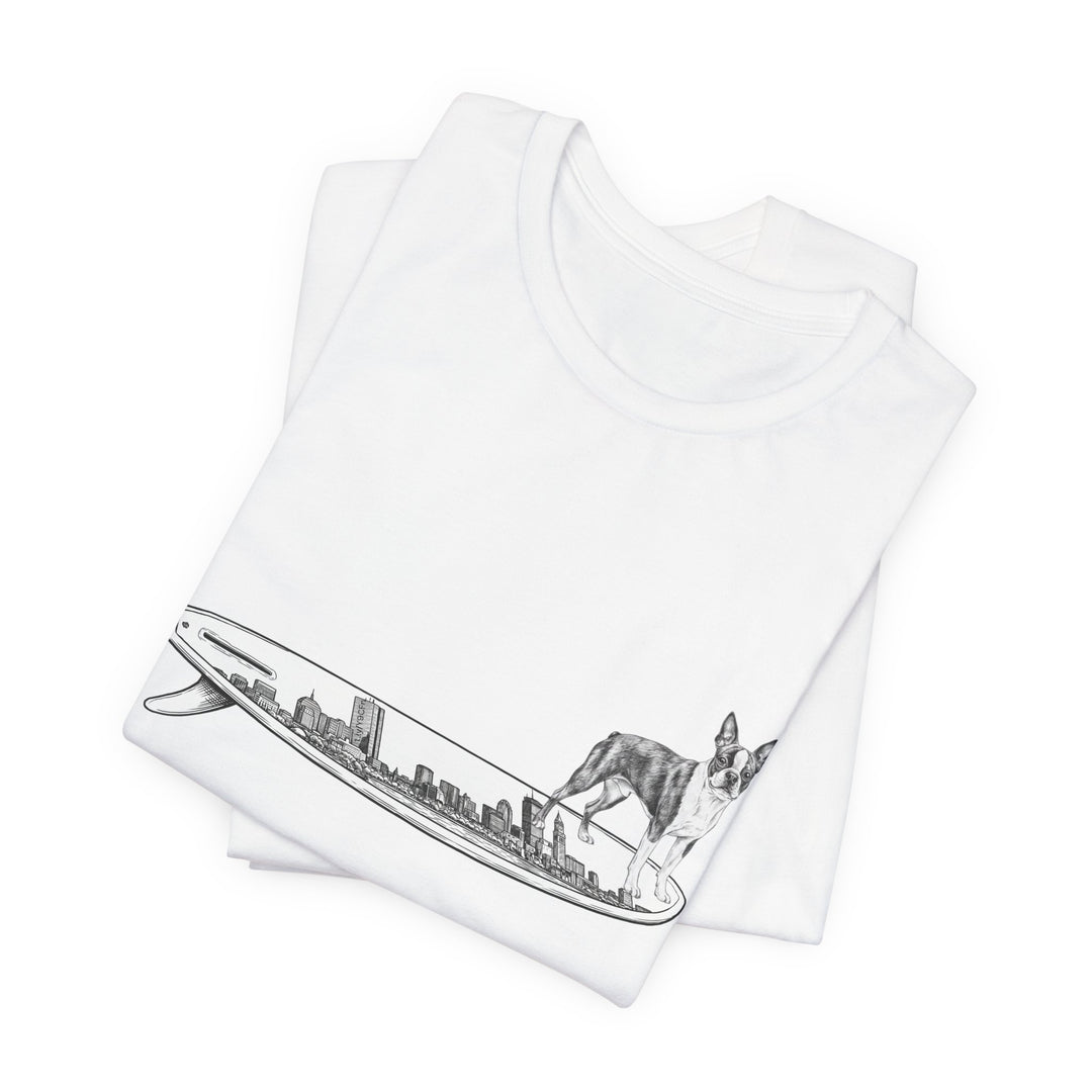 Boston Terrier Boston Skyline T-Shirt