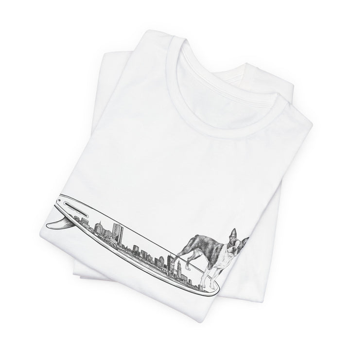 Boston Terrier Boston Skyline T-Shirt