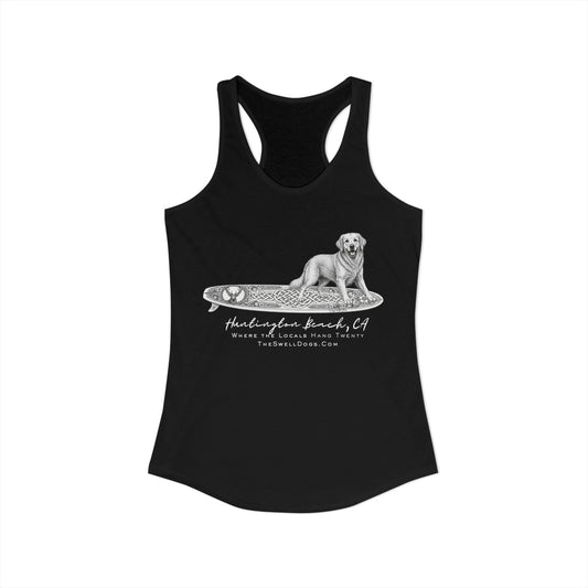 Golden Retriever Guisachan Surfboard HB Edition Racerback Tank